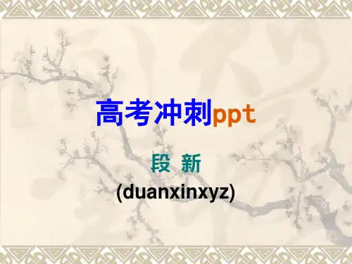高考冲刺ppt