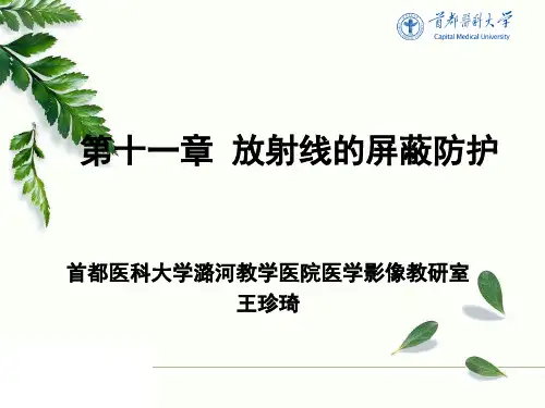 《放射物理与防护》教学课件：11第十一章放射线的屏蔽防护 