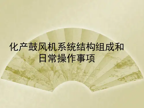 鼓风机培训课件-PPT精选文档