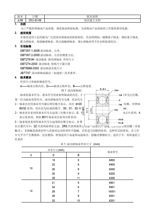 轴承检验规范 (2)