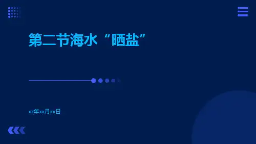 第二节海水“晒盐”