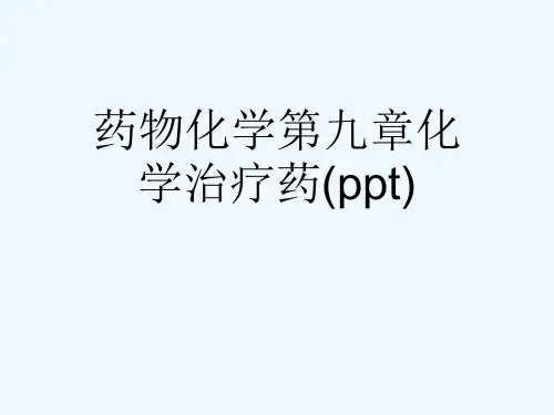 药物化学第九章化学治疗药(ppt)