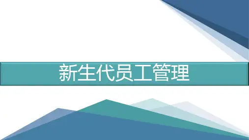新生代员工管理