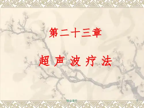 超声波疗法ppt课件