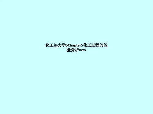 化工热力学5Chapter5化工过程的能量分析new