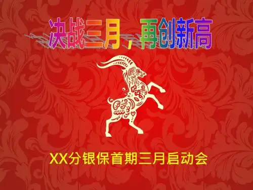 保险月度启动会银行58页