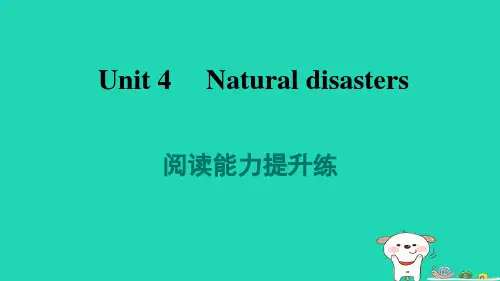 九年级下Module2Unit4阅读能力提升练习题牛津深圳版