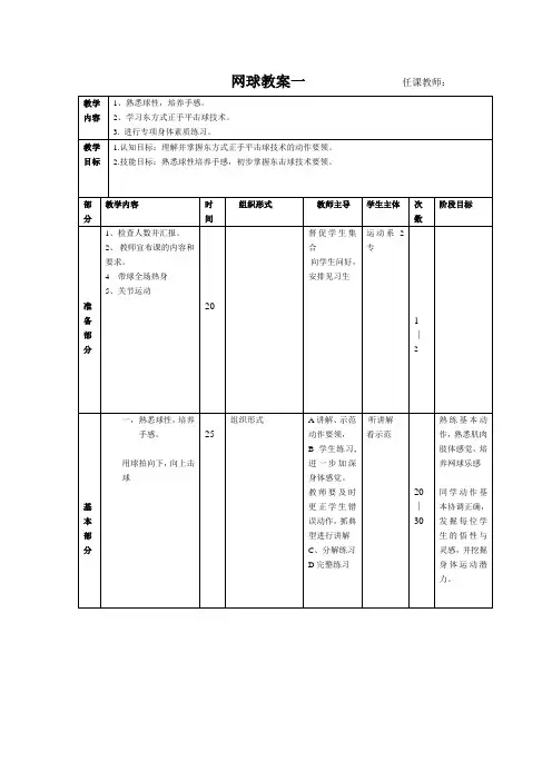 网球教案123456