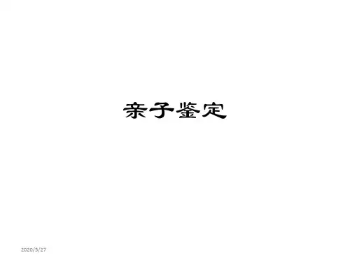亲子鉴定