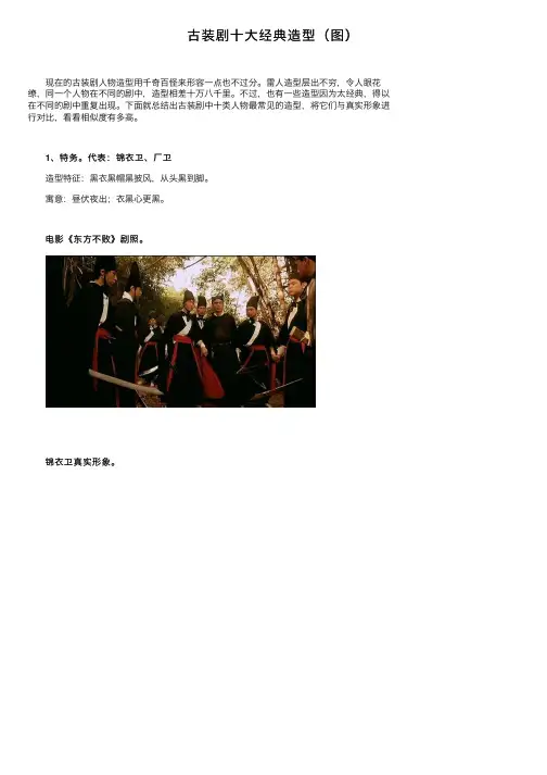 古装剧十大经典造型（图）