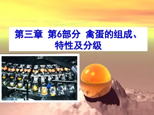 第3章畜产食品原料 第六部分 蛋与蛋制品