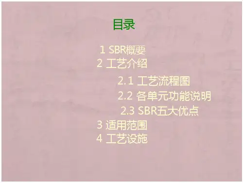 SBR污水处理工艺