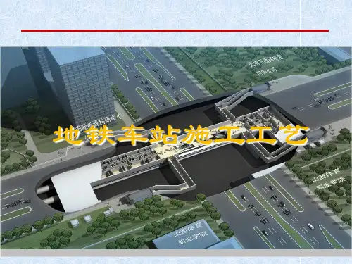 地铁车站明挖法施工工艺全流程