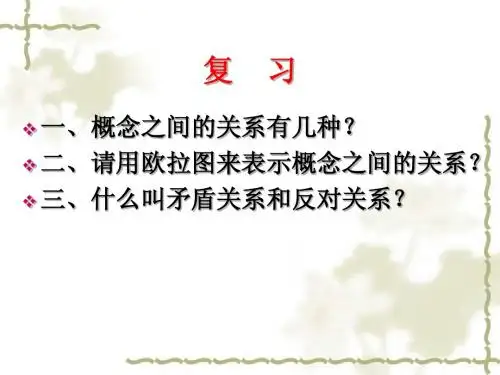 普通逻辑学04概念3