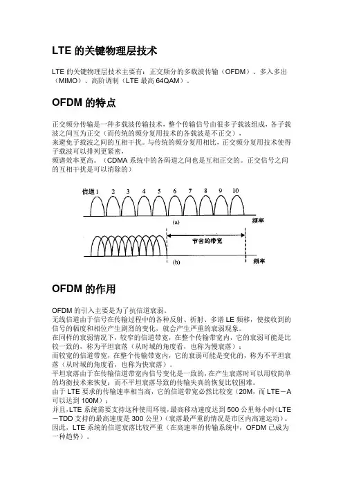 LTE的物理层技术-OFDM