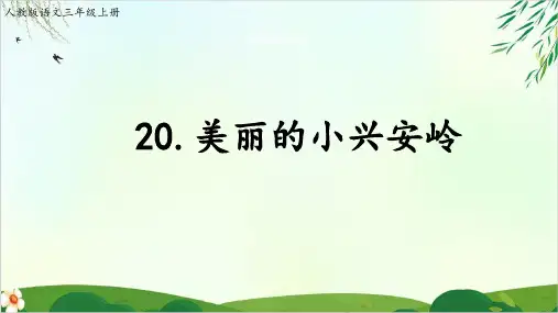 部编本人教版三年级上册美丽的小兴安岭(完美版)PPT课件