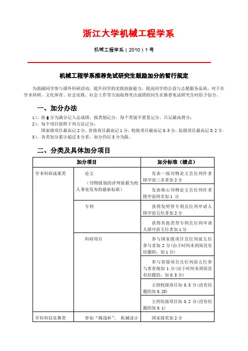 浙江大学机工程学系