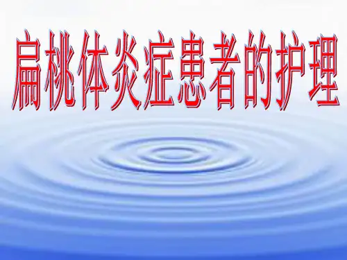 耳鼻咽喉护理精品PPT课件