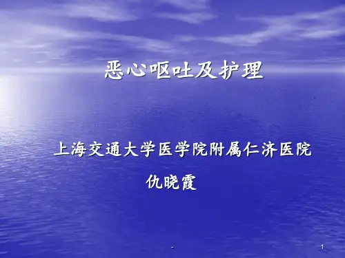 恶心呕吐护理PPT课件