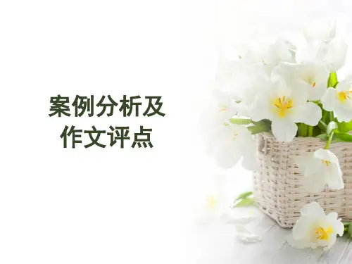 高考作文分析讲评