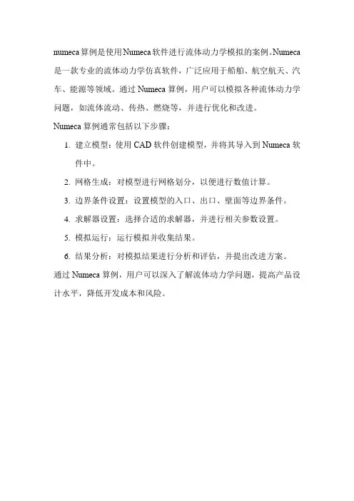 numeca算例