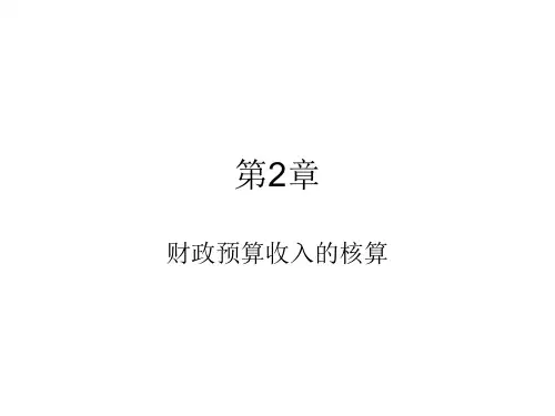 财务会计与财政预算管理知识分析收入