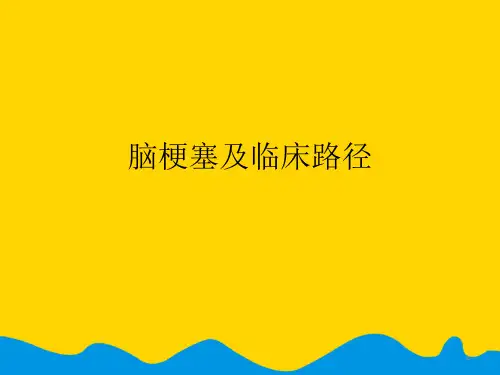 脑梗塞及临床路径【完美版PPT】【37页】