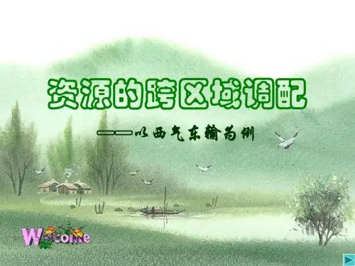 5.1资源的跨区域调配——以我国西气东输为例