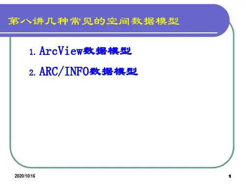 几种常见的空间数据模型PPT教学课件