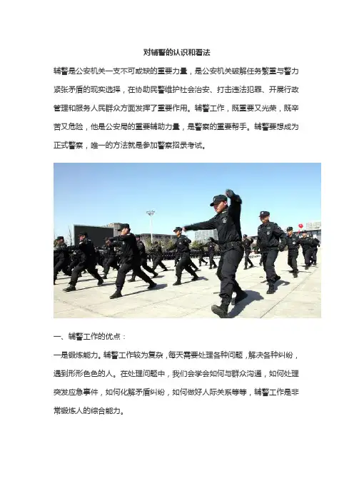 对辅警的认识和看法
