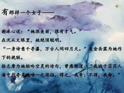 林徽因传PPT课件