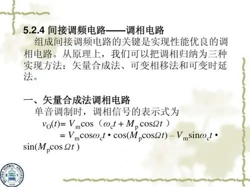 5.角度调制与解调电路2