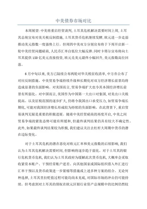 中美债券市场对比