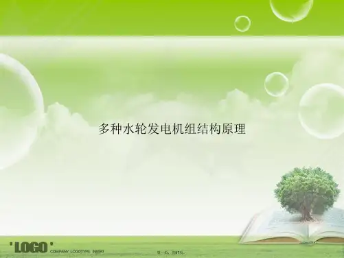 多种水轮发电机组结构原理讲课文档