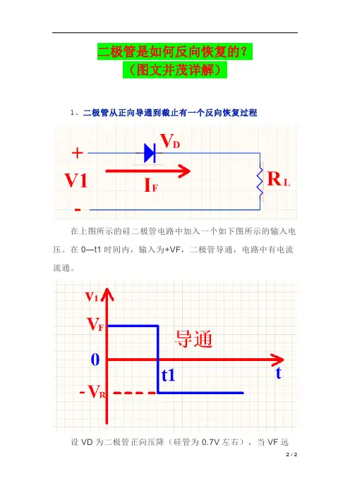 二极管是如何反向恢复的？(图文并茂详解)