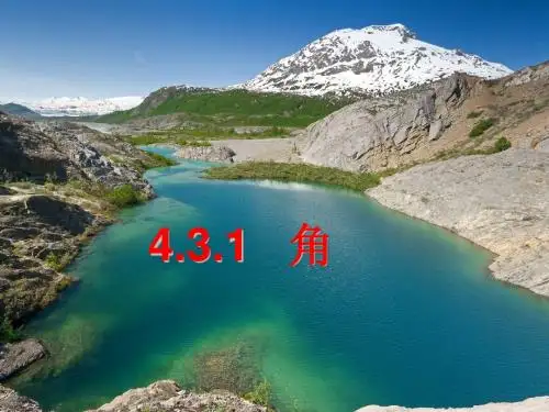 人教版七年级数学上册4.3.1角  一等奖优秀课件课件