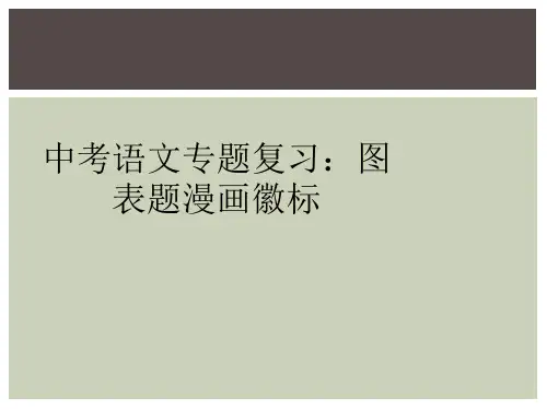 中考语文专题复习：图表题漫画徽标