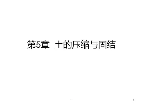 高等土力学土的压缩与固结PPT课件