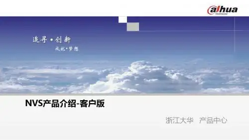 NVS产品线介绍-客户版-精选文档