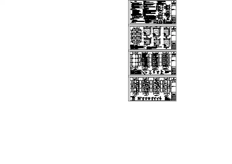 北方某4层框架结构办公楼结构施工图