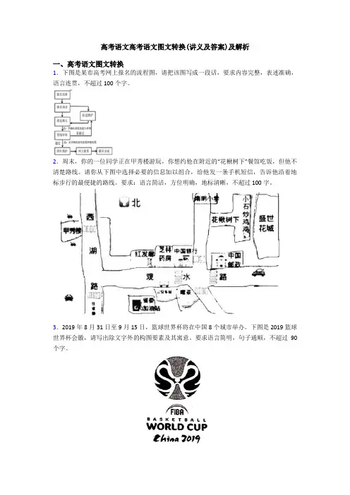 高考语文高考语文图文转换(讲义及答案)及解析