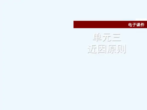 保险实务近因原则