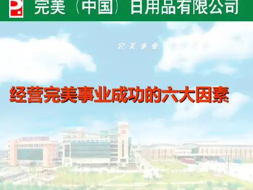成功的六大因素PPT课件
