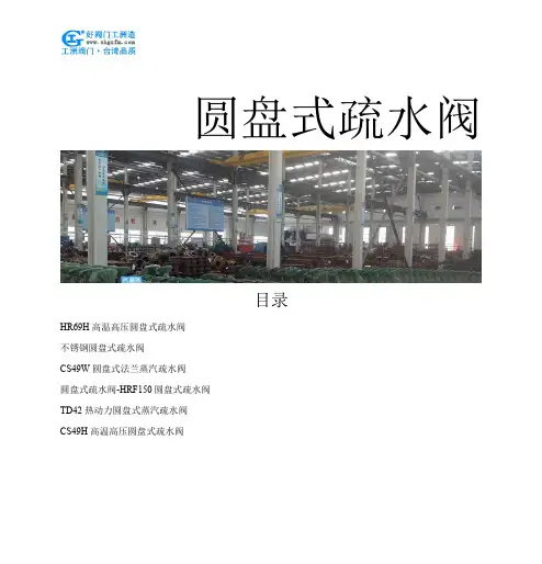 圆盘式疏水阀