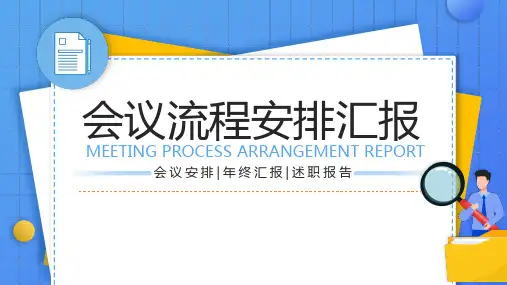会议流程安排PPT课件
