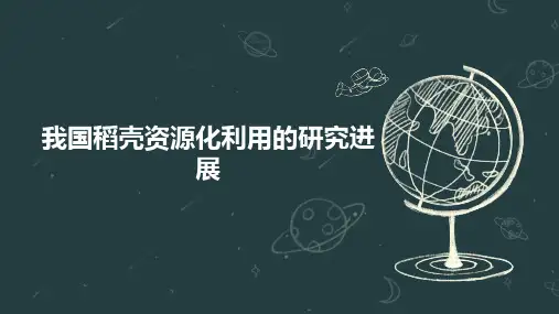 我国稻壳资源化利用的研究进展
