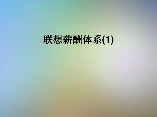 联想薪酬体系(1)