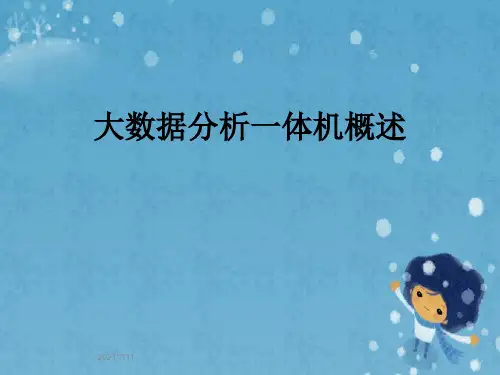大数据分析一体机概述