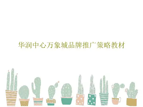 华润中心万象城品牌推广策略教材共81页