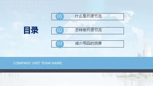 公司永续经营降本增效开源节流培训动态ppt